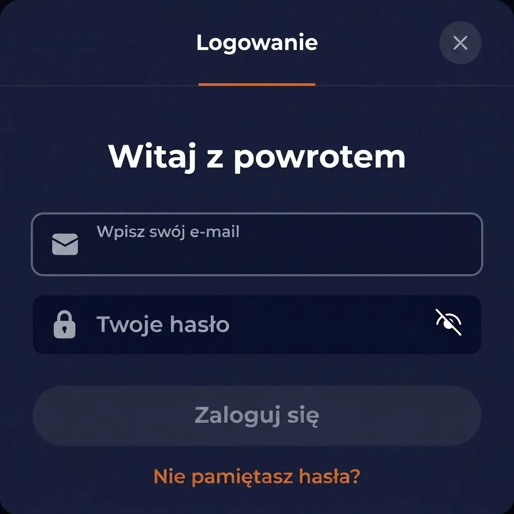 Login process Royal Casino